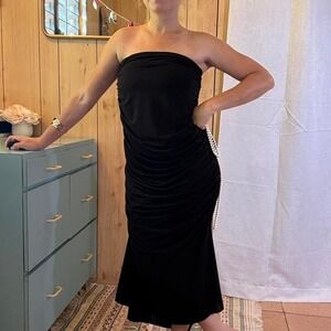 2 FOR $20 DEAL / Strapless black midi dress medium‎ - PVDEAL20